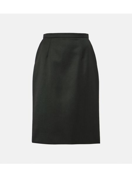Черная юбка-карандаш с высокой талией Dolce&gabbana