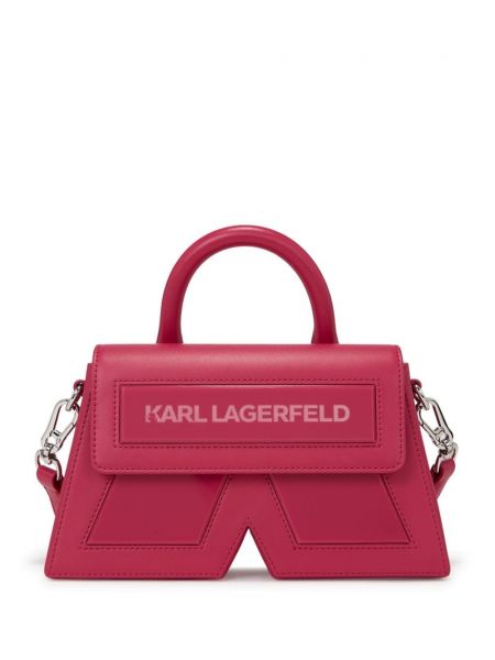 Nahka olkalaukku Karl Lagerfeld pinkki