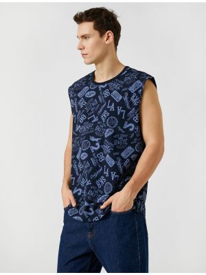 Αμάνικη μπλούζα με σχέδιο Koton
