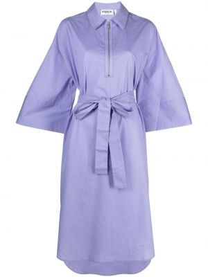 Šaty s mašlí na zip Essentiel Antwerp - fialová