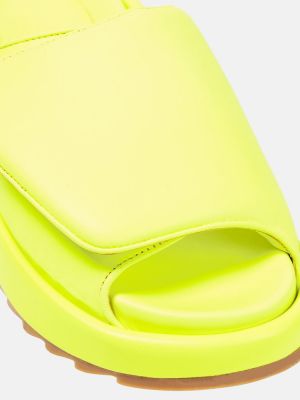 Kožne cipele Gia Borghini žuta