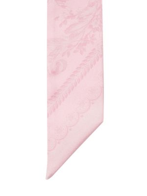 Sutien bandeau de mătase Versace roz