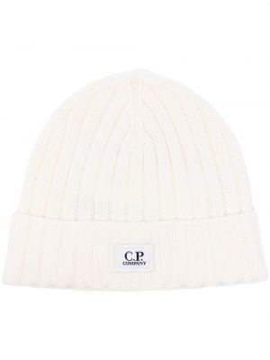 Вълнена шапка C.p. Company бяло