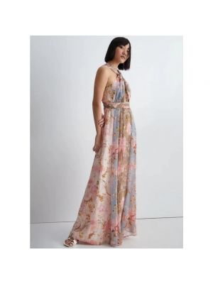 Sukienka długa Liu Jo różowa