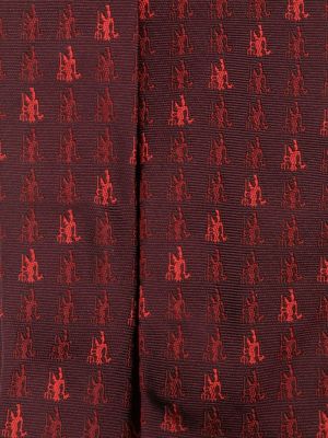 Hedvábná kravata Paul Smith červená