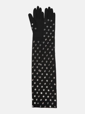 Jersey rokavice Alaia črna