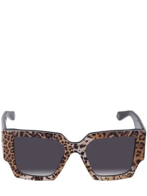 Leopardí sluneční brýle s potiskem Roberto Cavalli