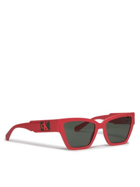 Слънчеви очила Calvin Klein Jeans червено