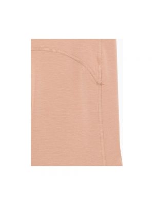 Legginsy w jednolitym kolorze Adidas By Stella Mccartney różowe