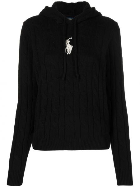 Woll hoodie Polo Ralph Lauren schwarz