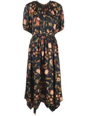 Trykt floral dress Ulla Johnson blå