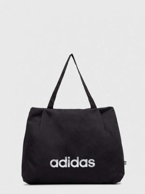 Черная сумка шоппер Adidas
