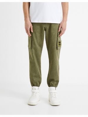 Kalhoty Celio zelené