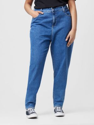 Džínsy Calvin Klein Jeans Curve modrá