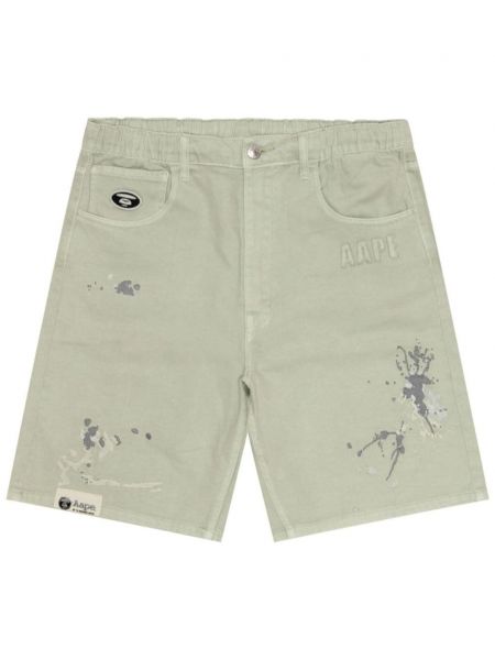 Jeans shorts Aape By *a Bathing Ape® grau