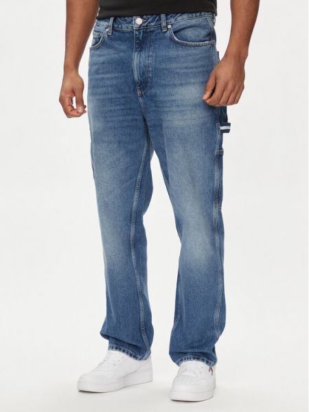 Voľné priliehavé skinny fit džínsy Tommy Jeans modrá