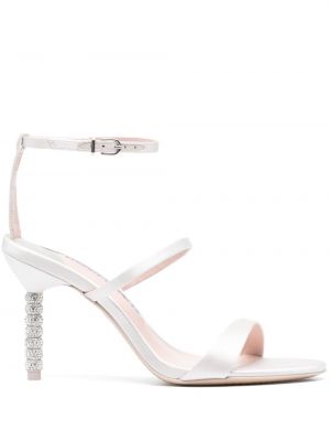 Sandały z kryształkami Sophia Webster białe