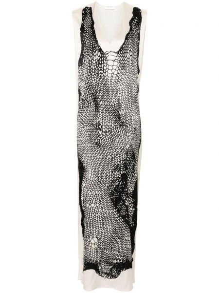 Ίσιο φόρεμα με σχέδιο από διχτυωτό Sportmax