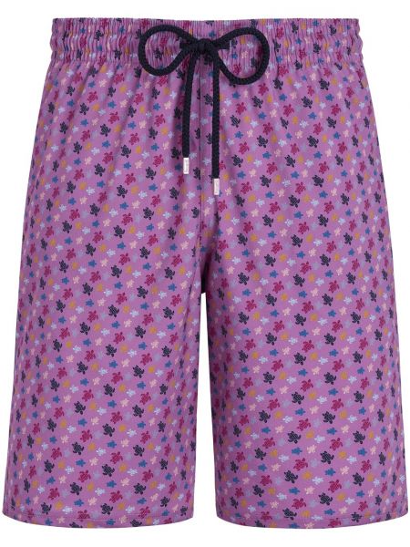 Kratke hlače s potiskom Vilebrequin vijolična
