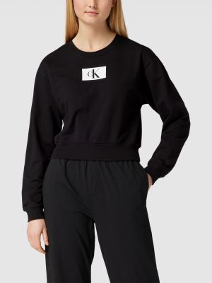 Bluza z nadrukiem Calvin Klein Underwear czarna