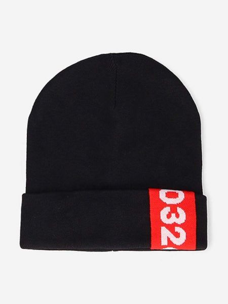Czarna czapka bawełniana 032c