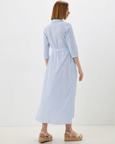 Платье-рубашка Viviarte Studio голубое