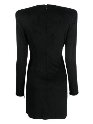 Sukienka mini drapowana John Richmond czarna