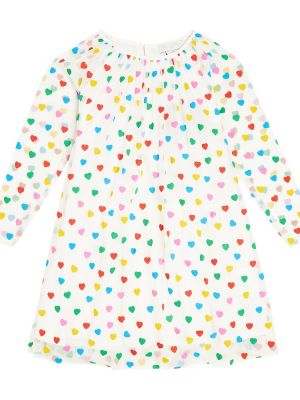 Trykt dress for jenter Stella Mccartney Kids hvit