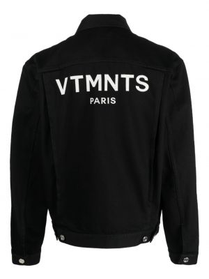 Jeansjacke aus baumwoll mit print Vtmnts