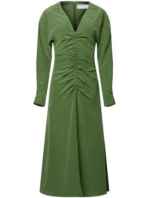 Midi haljina Equipment zelena