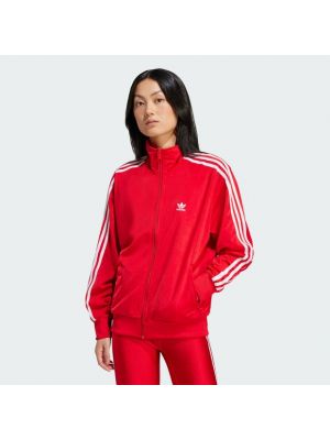 Veste en coton large Adidas rouge