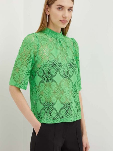 Bluza s printom Morgan zelena