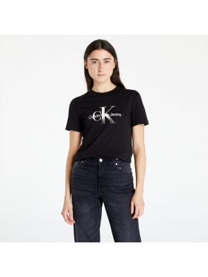 Gradient μπλούζα Calvin Klein Jeans μαύρο