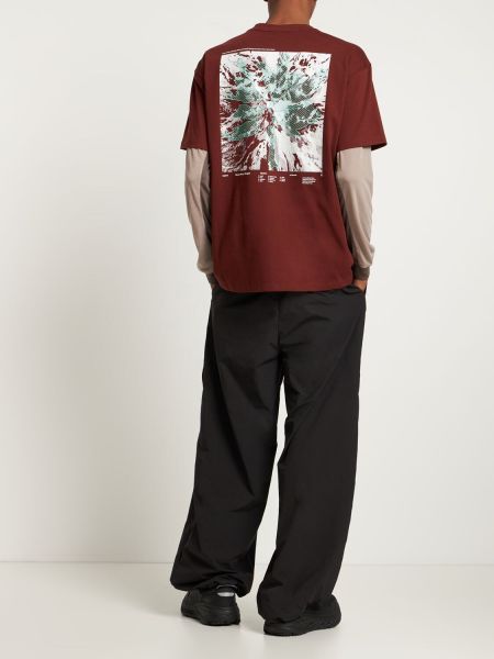 Džersis marškinėliai Nike Acg ruda