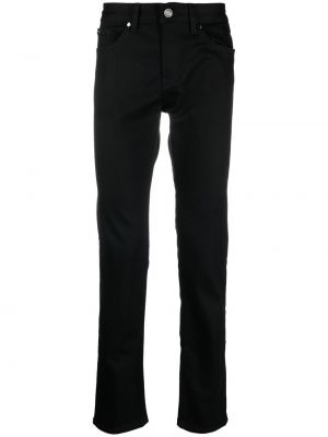 Slim fit skinny fit-jeans Boss svart