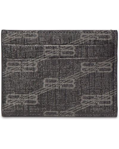 Usnjena denarnica iz umetnega usnja Balenciaga črna