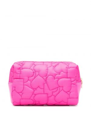 Gesteppte reisetasche Love Moschino pink