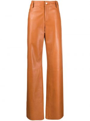 Pantaloni a vita alta Drome marrone