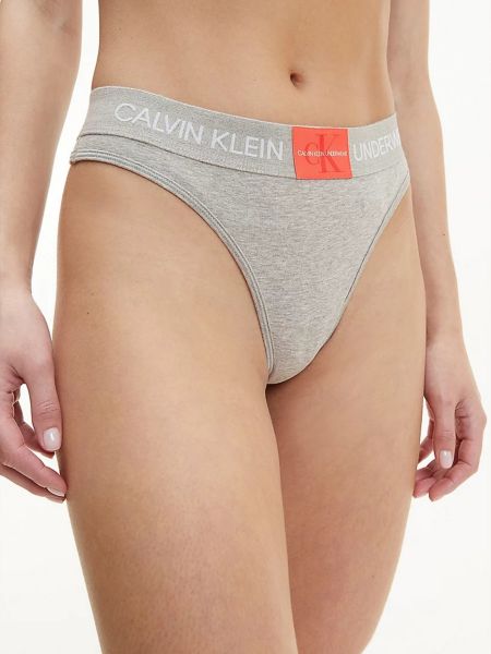 Бавовняні труси Calvin Klein сірі