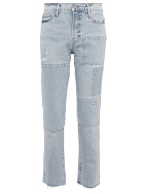 Straight leg-jeans Frame blå