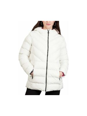 Kabát s kapucí Geox bílý