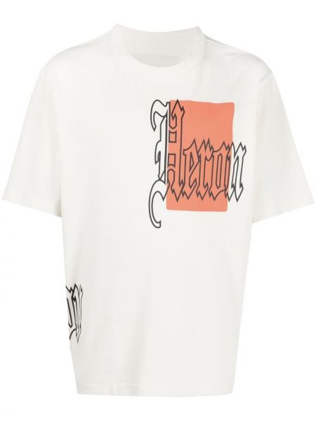 T-shirt aus baumwoll mit print Heron Preston