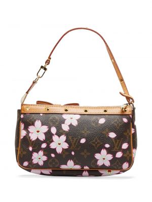 Vintage Louis Vuitton x Takashi Murakami Monogram Cherry Blossom Pochette  Gold Hardware