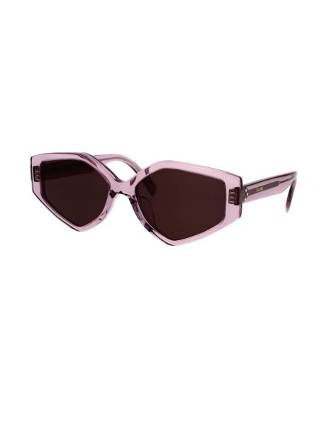 Przezroczyste okulary przeciwsłoneczne Céline fioletowe