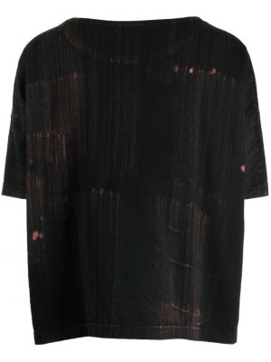 Koszulka bawełniana z nadrukiem Ys czarna