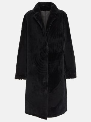Obojstranný kabát Yves Salomon čierna