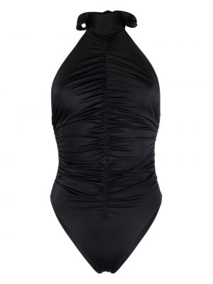 Haut drapé Noire Swimwear noir