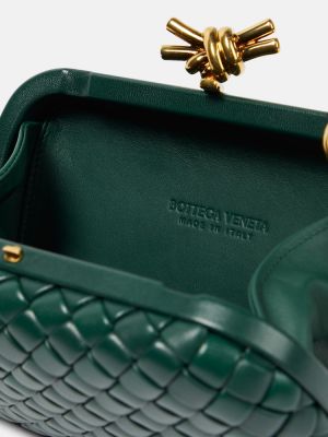 Δερμάτινη τσάντα ώμου Bottega Veneta πράσινο