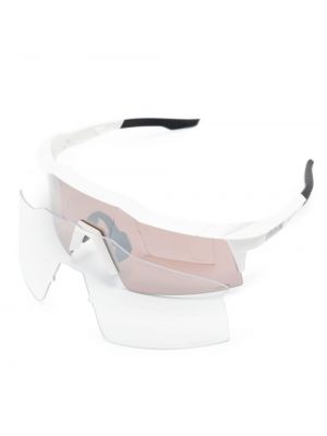 Oversize sonnenbrille 100% Eyewear weiß