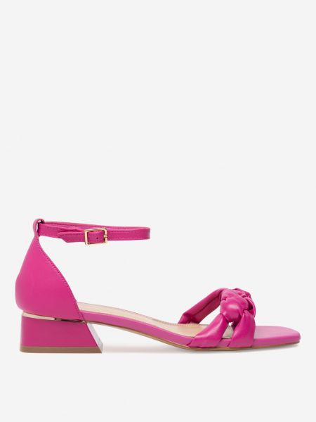 Kožené sandály Sergio Bardi růžové